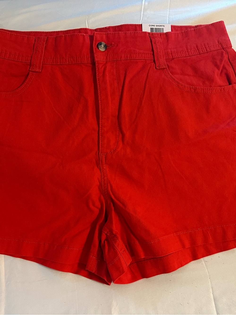 Men's Red Core Shorts - Casual Summer Style